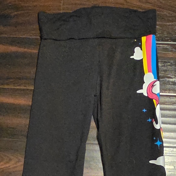 NWT UNICORN YOGA PANTS - SO CUTE!!!  SZ M - Picture 5 of 5